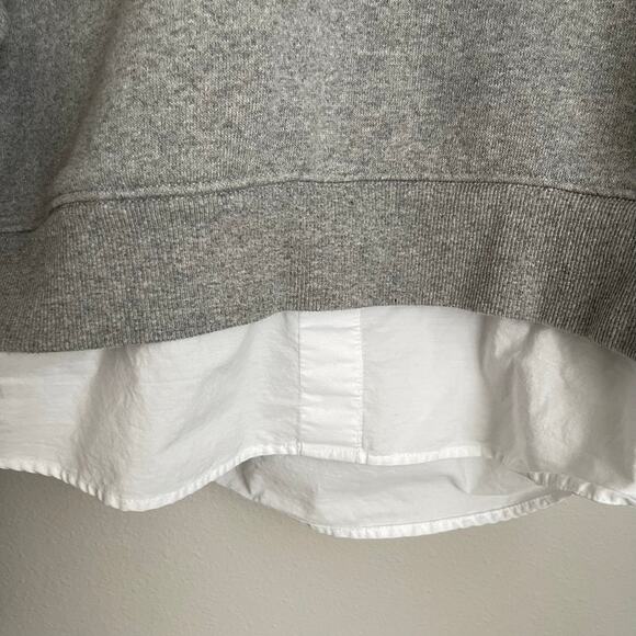 SANDRO Gray Meribel Layered Sweatshirt (Size 4) - Picture 7 of 14